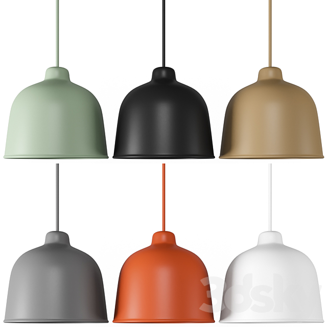3d Models Pendant Light Grain Lamp - Grain Pendant Light