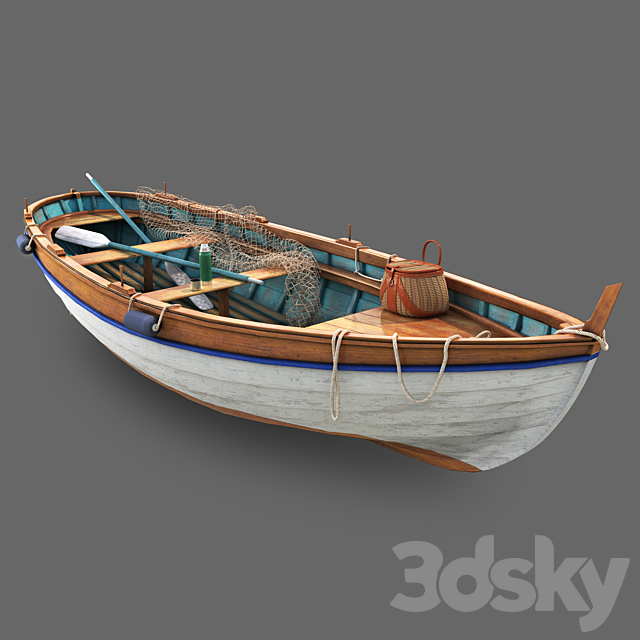 3d Models Transport Fishing Boat