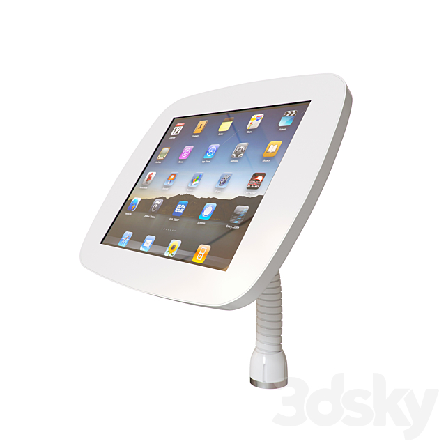 3d Models Pc Other Electronics Bouncepad Flex Mount For Ipad
