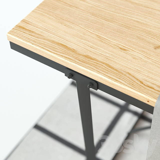 3d Models Table Chair Ikea Vassad
