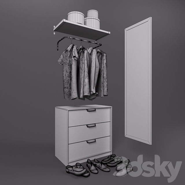 3d Models Other Wardrobe Ikea Askvoll