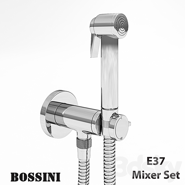 Bossini Paloma Flat Mixer Set E37011 Faucet 3d Models