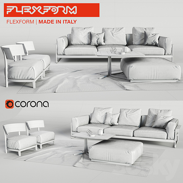 Flexform set - Other - 3D Models