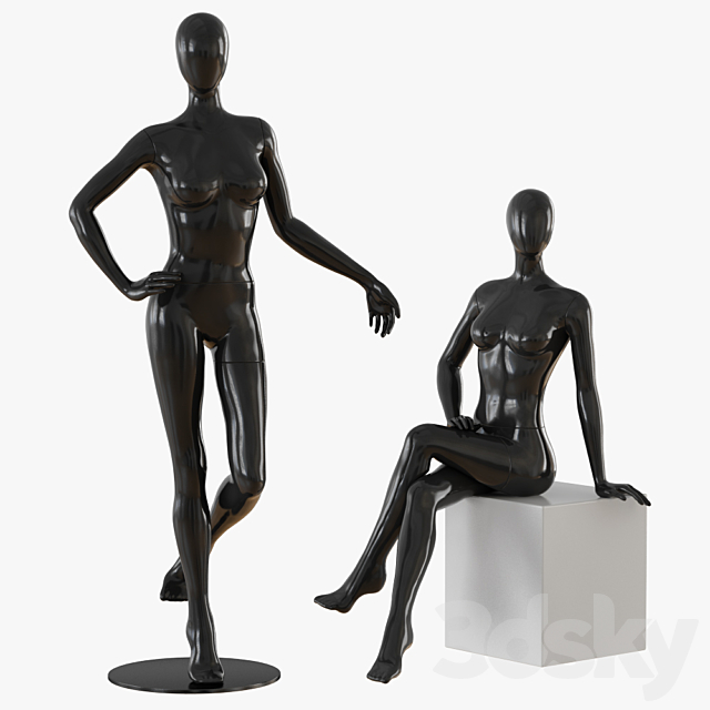 3d Models Shop Abstract Female Mannequin