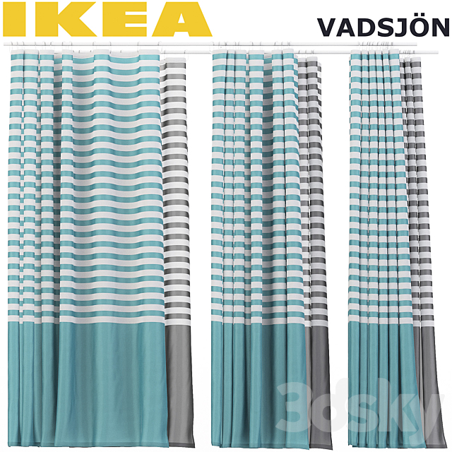 Ikea Vadsjon Set Bathroom, 3d Shower Curtains Argos