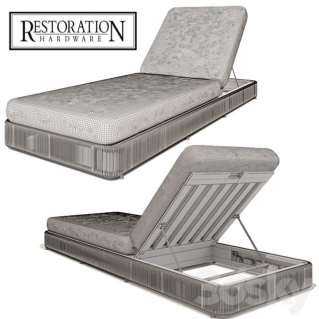 3d models: Other - Restoration Hardware Havana Chaise