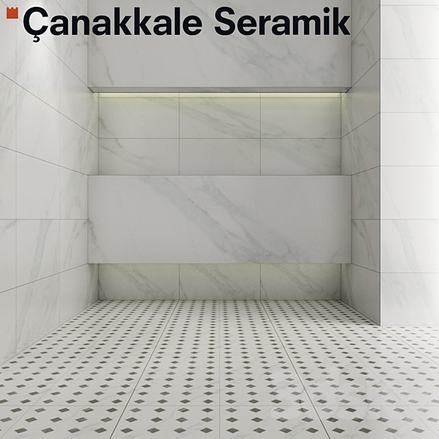 3d Models Tile Canakkale Seramik Line Calacatta