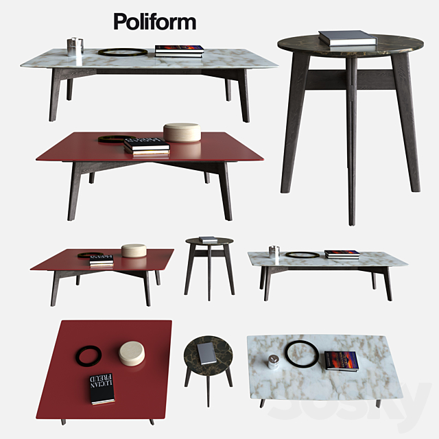 Poliform Coffee Tables Bigger Table, Which Table Is Bigger