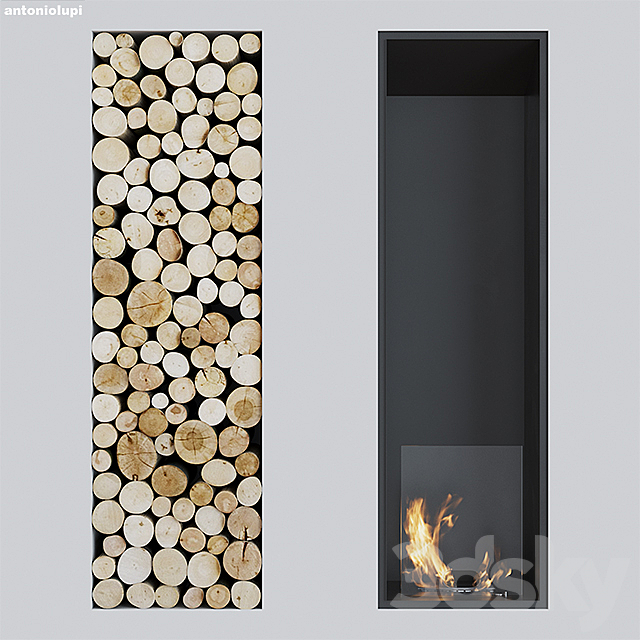 3d Models Fireplace Antonio Lupi Teka 170