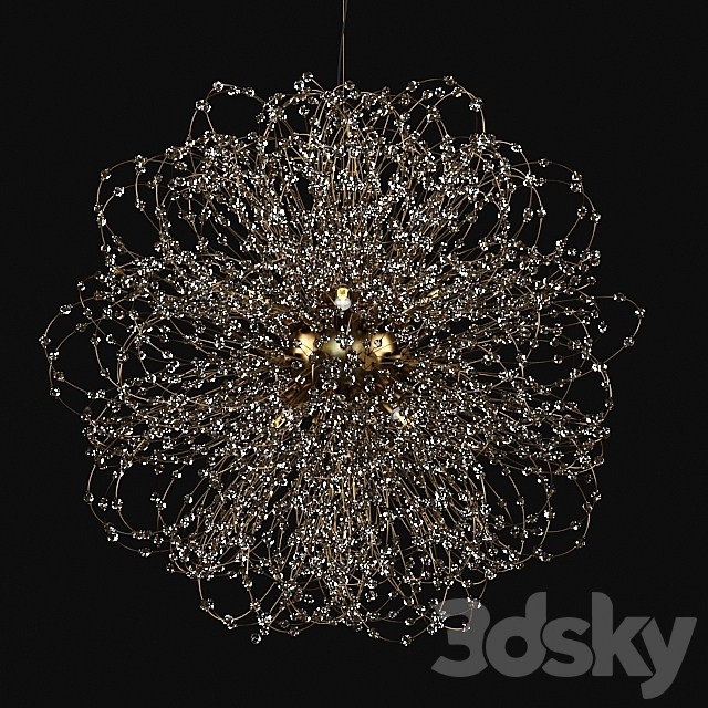 Josie Crystal Large Pendant Pendant Light 3d Models