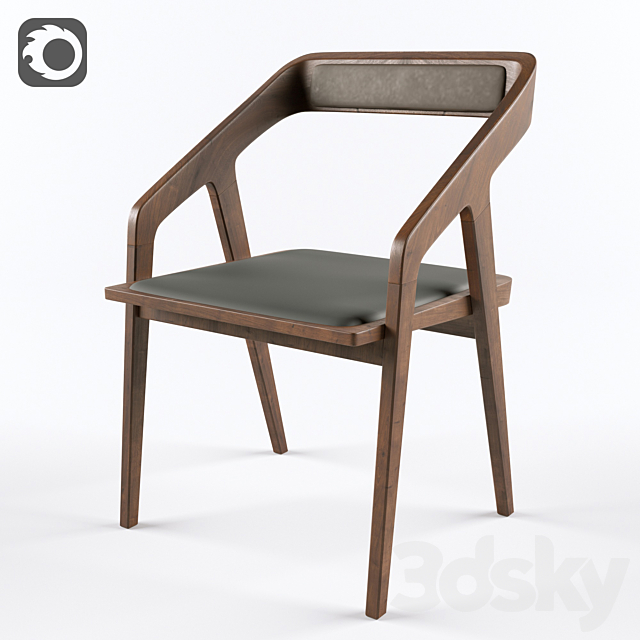 3d models: Chair - katakana chair