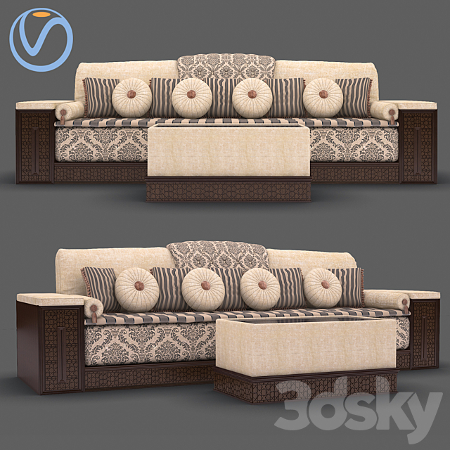 3d Models Sofa Arabic Majlis Sofa