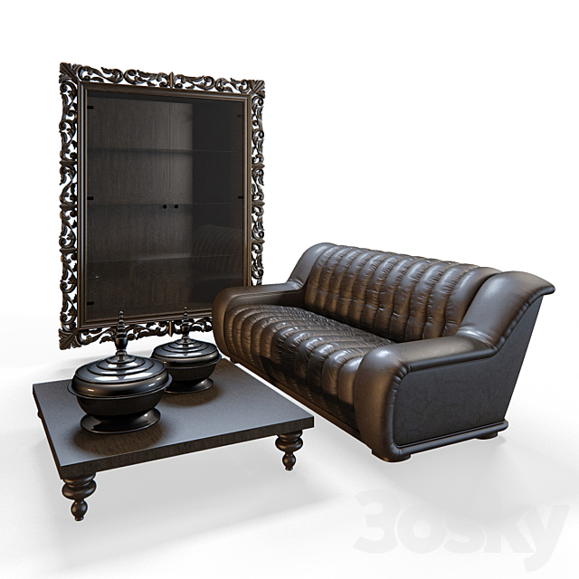 3d Models Other Set Of Furniture Corte Zari For The Living Room