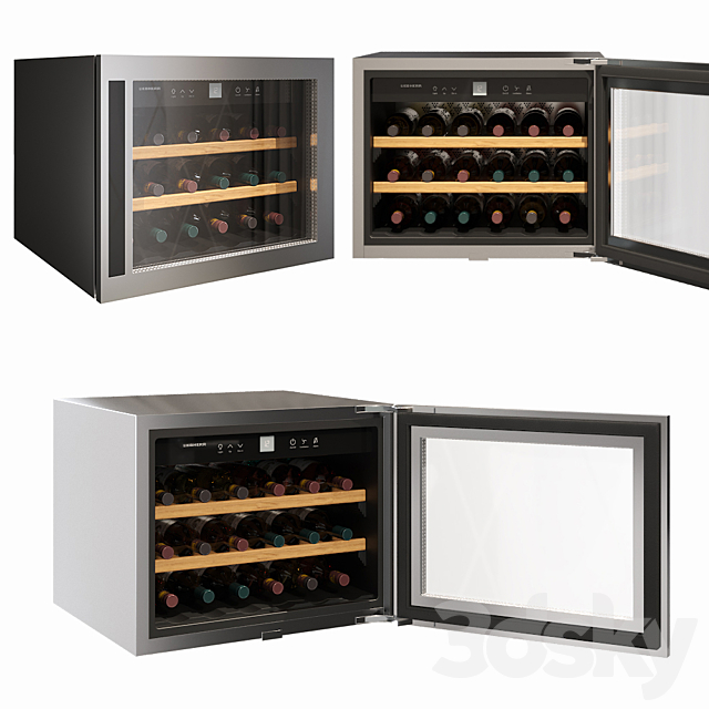 3d Models Kitchen Appliance Liebherr Wine Fridge Hws 1800
