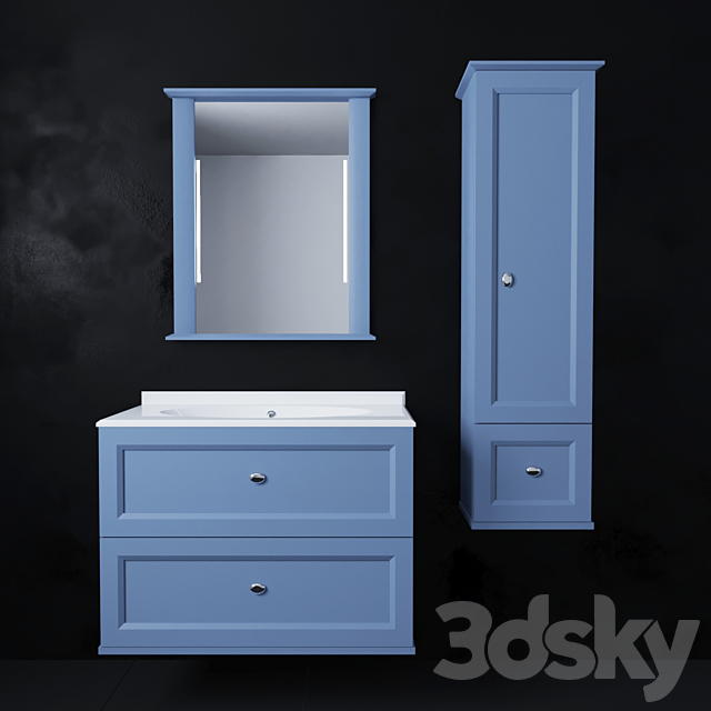 3d models: Bathroom furniture - Classic furniture from Astra-Form factory