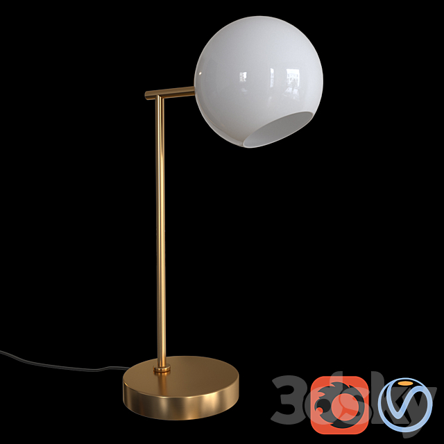 staggered glass table lamp