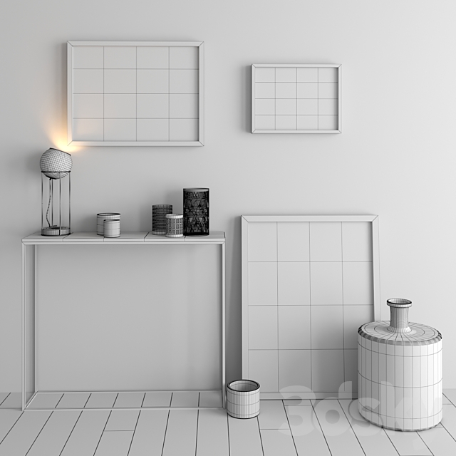 3d models: Decorative set - La Redoute, AM.PM. Decor set