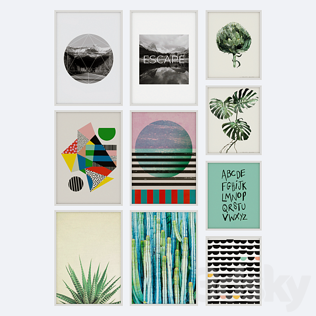 3d Models Frame Ikea Tvilling Posters