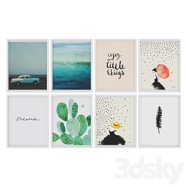 3d Models Frame Ikea Bild Posters
