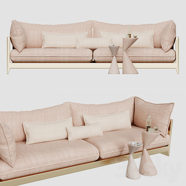 Outdoor sofa I - Sofa - 3D Models