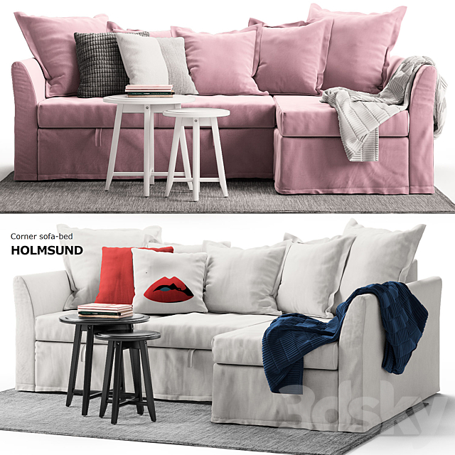 3d Models Sofa Corner Sofa Bed Holmsund Ikea Corner Sofa