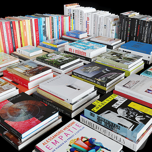 3d Models Books Coffee Table Books Design And Architecture