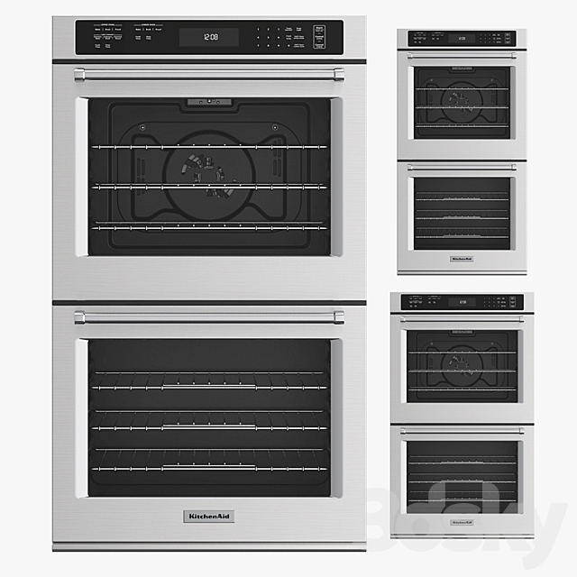 KitchenAid - Double Wall Ovens - Kitchen appliance - 3D Models