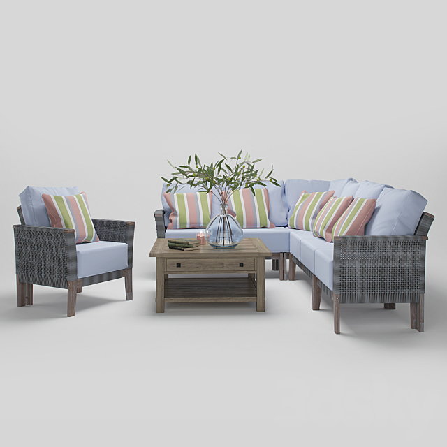 3d Models Other Set Of Furniture Paradise Outdoor Table