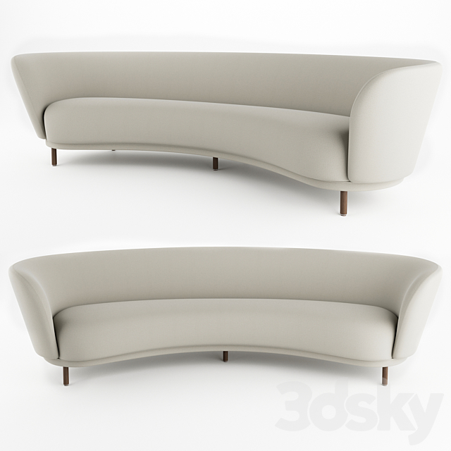  3d  models  Sofa Dandy 4 Seater  Sofa Massproductions