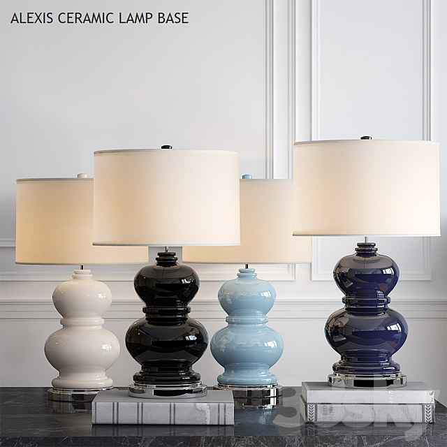 Pottery Barn Alexis Ceramic Lamp Base, Alexis Table Lamp