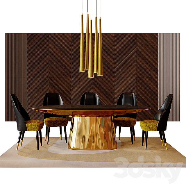 emmemobili ufo table 2 2 mx 1 2 m gold