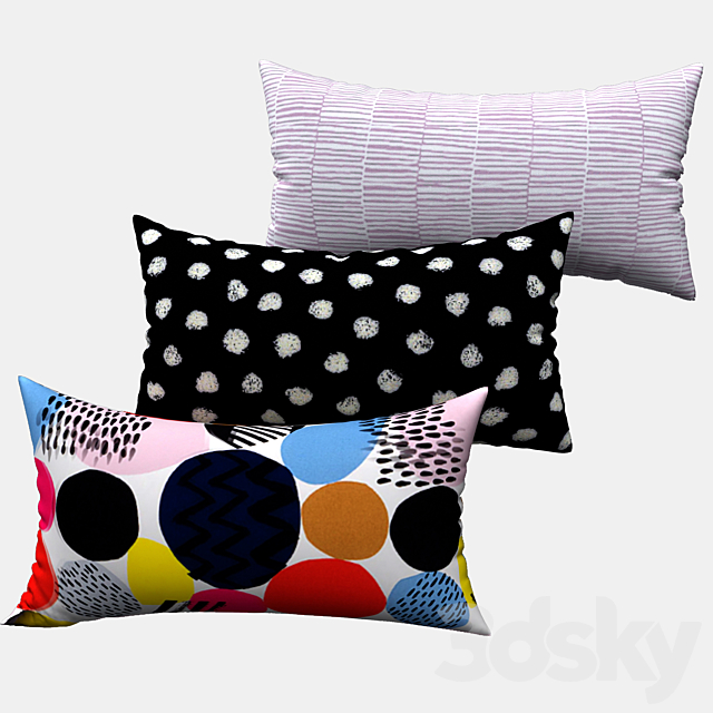 polka dot pillows ikea