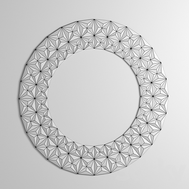 3d Models Mirror Zara Home Mirror
