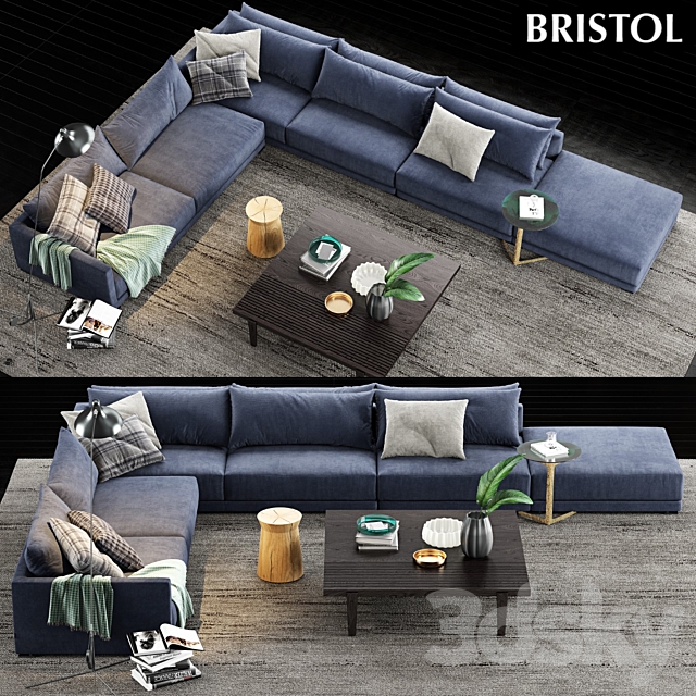 3d Models Sofa Poliform Bristol Sofa 4