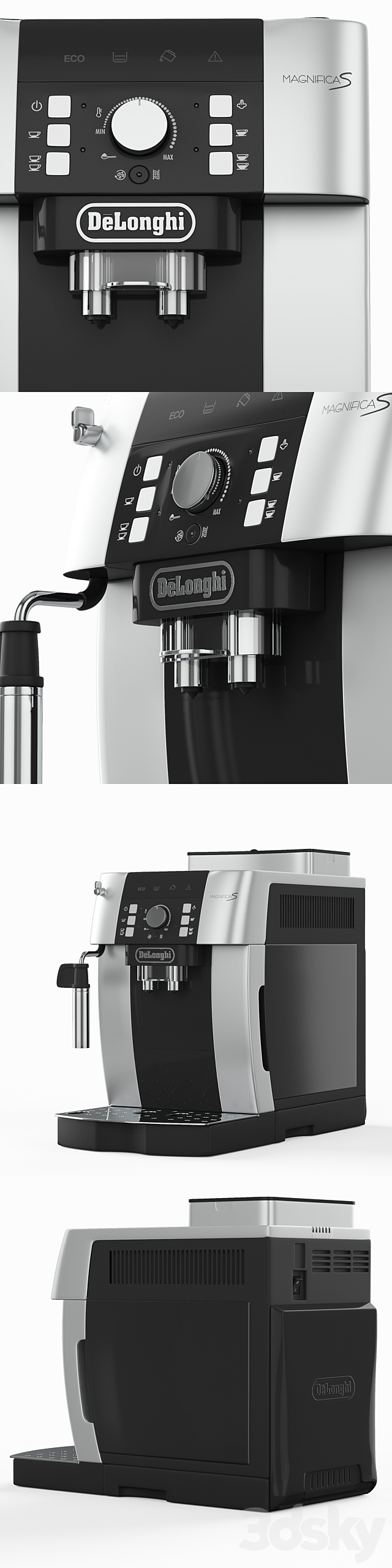 3d Models Kitchen Appliance Coffee Machine Delonghi Magnifica S