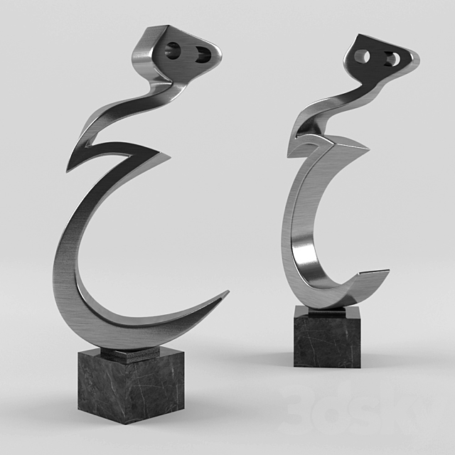 3d Models Sculpture Parviz Tanavoli Art