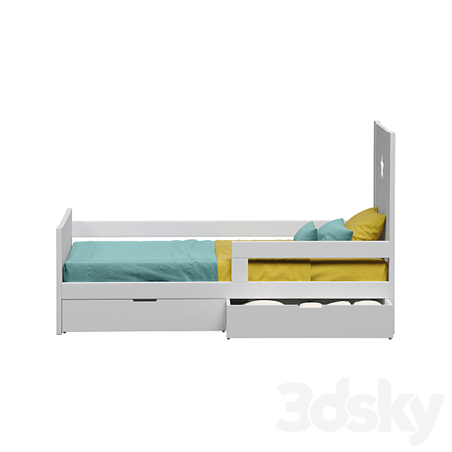 cot with storage drawer