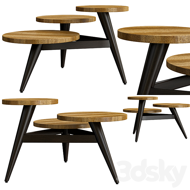 3d Models Table Wood And Metal Multi Level Coffee Table The most common multi coffee table material is cotton. wood and metal multi level coffee table