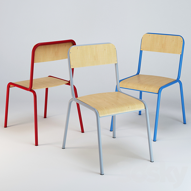 3d Models Chair Atlas School Chair