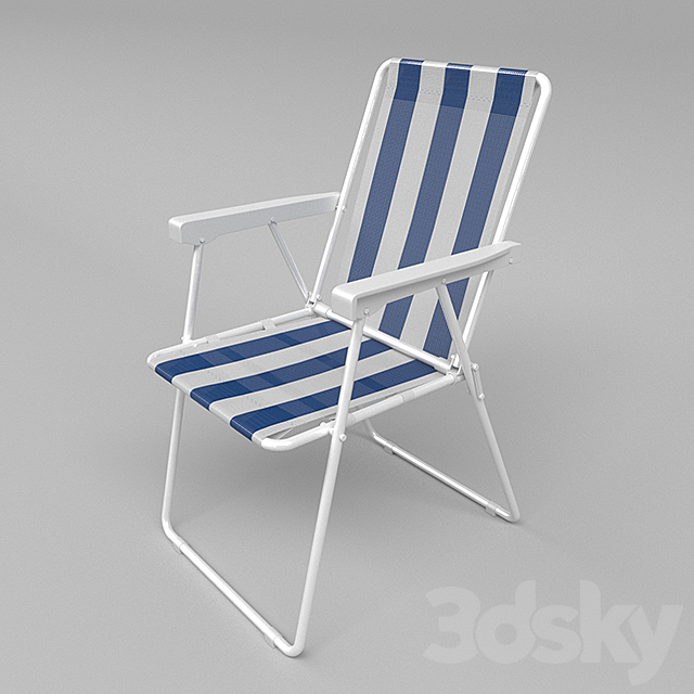 beach chair 3d model free