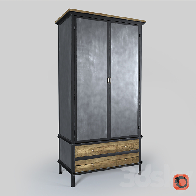 3d Models Wardrobe Display Cabinets Loft Design Wardrobe
