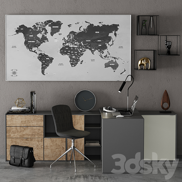 3d Models Office Furniture Office Copenhagen Boconcept