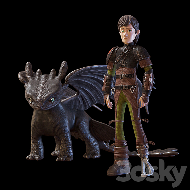 3d Models Toy How To Train Your Dragon