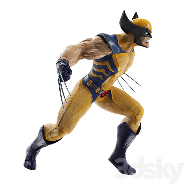 3d Models Toy Wolverine