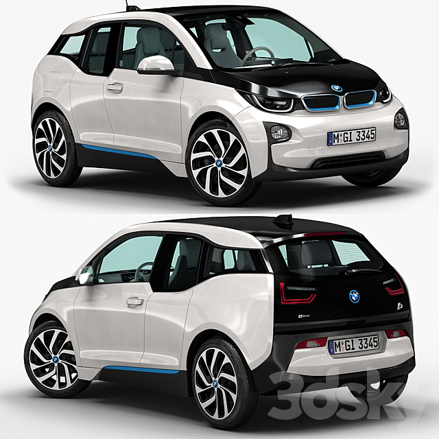 3d models: Transport - BMW i3