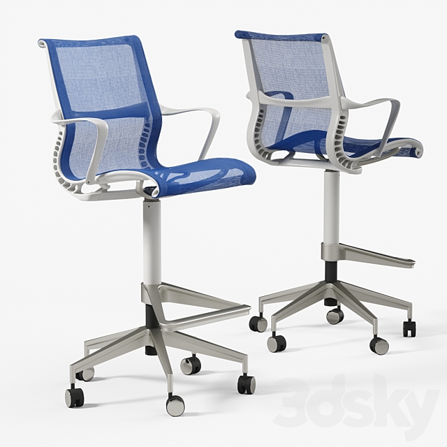 3d Models Office Furniture Herman Miller Setu Stool