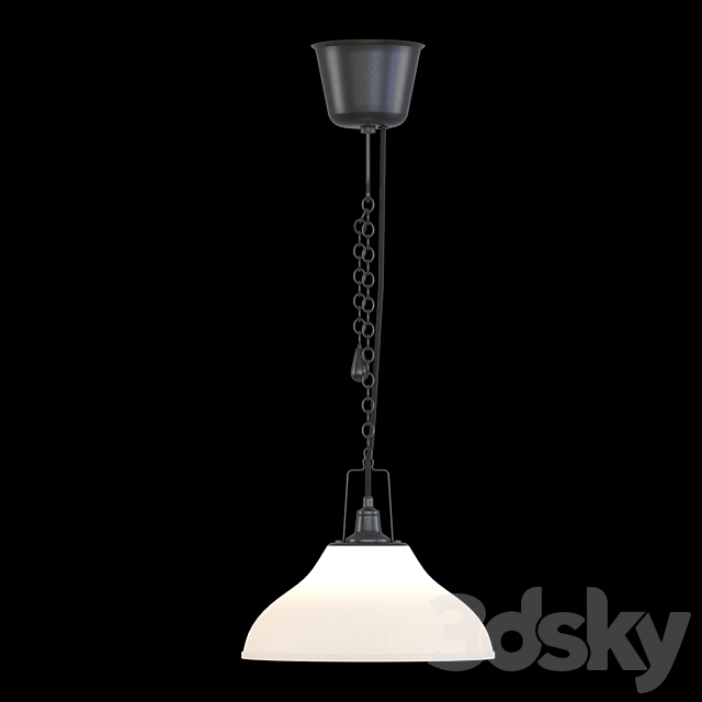 3d Models Chandelier Ikea Sunnano