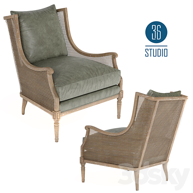 3d Models Arm Chair Om Classic Chair Model S03301 From Studio 36