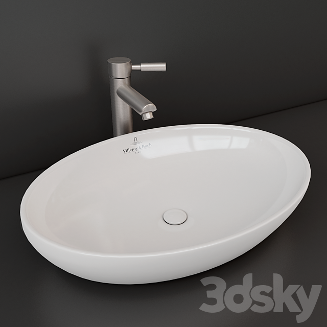 3d Models Wash Basin Sink Villeroy Boch Artis 419861r1