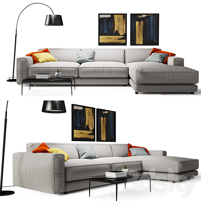 3d models Sofa - Corner sofa Ditre Italia Buble Blob